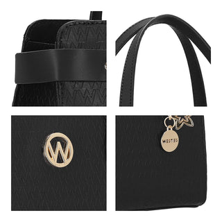 Bolsa de Mano WESTIES Hbreptiale4we  Sintetico mo Color Negro