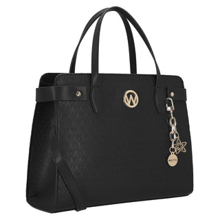 Bolsa de Mano WESTIES Hbreptiale4we  Sintetico mo Color Negro