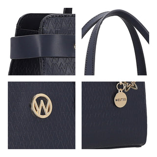 Bolsa de Mano WESTIES Hbreptiale4we  Sintetico mo Color Azul