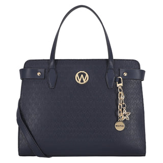 Bolsa de Mano WESTIES Hbreptiale4we  Sintetico mo Color Azul