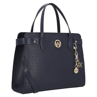 Bolsa de Mano WESTIES Hbreptiale4we  Sintetico mo Color Azul