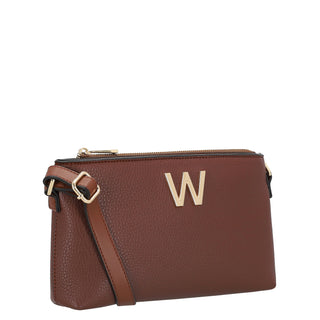 Bolsa Crossbody WESTIES Hblupy7we  Sintetico Color Cafe