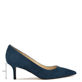 Zapatilla NINE WEST Wnarlene  Gamuza Color Azul