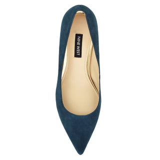 Zapatilla NINE WEST Wnarlene  Gamuza Color Azul