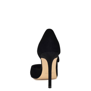 Zapatilla NINE WEST Wnfhalon  Gamuza Color Negro