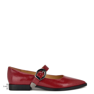 Ballerina NINE WEST Wnkatrel3  Charol piel Color Rojo