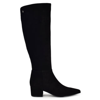 Bota con Tacon NINE WEST Wnmorgin  Gamuza Color Negro