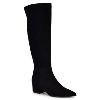 Bota con Tacon NINE WEST Wnmorgin  Gamuza Color Negro