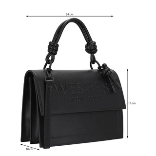Bolsa Shoulder WESTIES Hbblattywe  Sintetico Color Negro