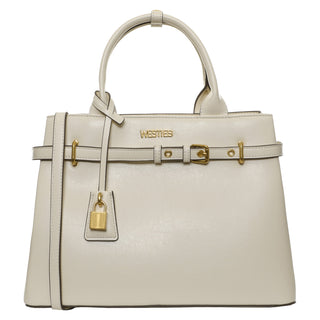 Bolsa de Mano WESTIES Hboliver2we  Sintetico Color Blanco