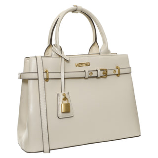 Bolsa de Mano WESTIES Hboliver2we  Sintetico Color Blanco