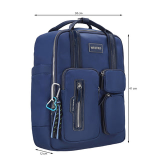 Mochila WESTIES Hbasger2we  Textil Color Azul