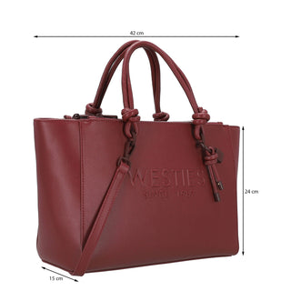 Bolsa Tote WESTIES Hbsirin2we  Sintetico Color Vino
