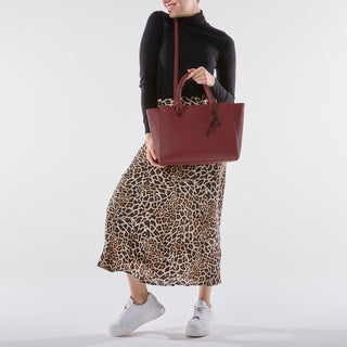 Bolsa Tote WESTIES Hbsirin2we  Sintetico Color Vino