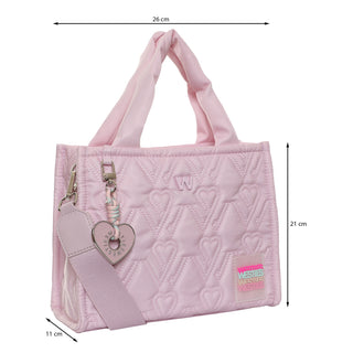 Bolsa de Mano WESTIES Hblokelaniwe  Textil Color Rosa