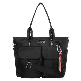 Bolsa Tote WESTIES Hbjimbowe  Textil Color Negro