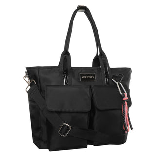 Bolsa Tote WESTIES Hbjimbowe  Textil Color Negro