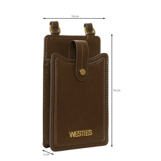 Funda para celular WESTIES Acxammar2we  Sintetico Color Cafe