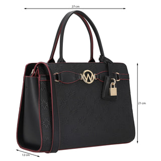 Bolsa de Mano WESTIES Hbberaza2we  Sintetico mo Color Negro