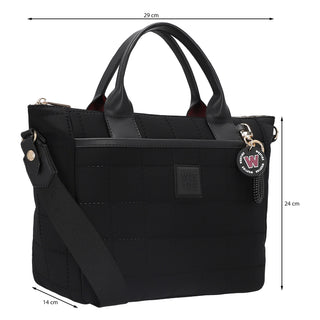 Bolsa de Mano WESTIES Hbaitna4we Bts Textil Color Negro