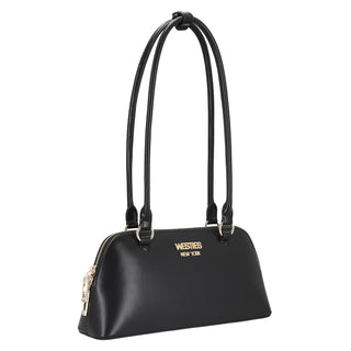 Bolsa Shoulder WESTIES Hbcardewwe  Sintetico Color Negro