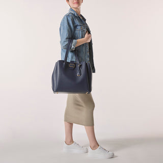 Bolsa Tote WESTIES Hbcelsa6we  Sintetico Color Azul
