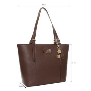 Bolsa Tote WESTIES Hbgutswe  Sintetico Color Cafe