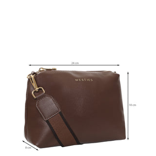 Bolsa Tote WESTIES Hbgutswe  Sintetico Color Cafe