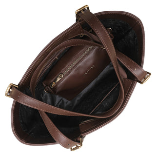 Bolsa Tote WESTIES Hbgutswe  Sintetico Color Cafe
