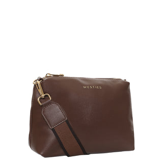 Bolsa Tote WESTIES Hbgutswe  Sintetico Color Cafe