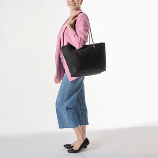 Bolsa Tote WESTIES Hbjahairawe  Textil Color Negro