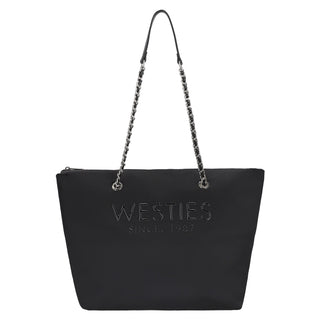 Bolsa Tote WESTIES Hbjahairawe  Textil Color Negro