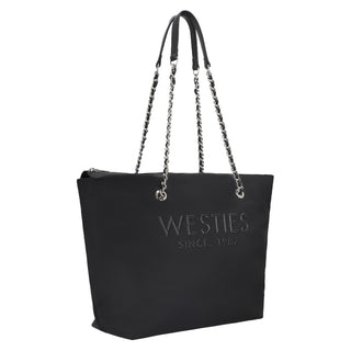 Bolsa Tote WESTIES Hbjahairawe  Textil Color Negro