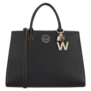 Bolsa de Mano WESTIES Hbmadziewe  Sintetico Color Negro
