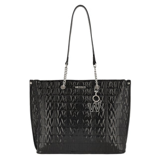 Bolsa Tote WESTIES Hbpalleni4we  Charol sintético Color Negro