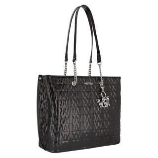 Bolsa Tote WESTIES Hbpalleni4we  Charol sintético Color Negro