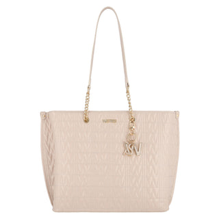 Bolsa Tote WESTIES Hbpalleni4we  Charol sintético Color Beige