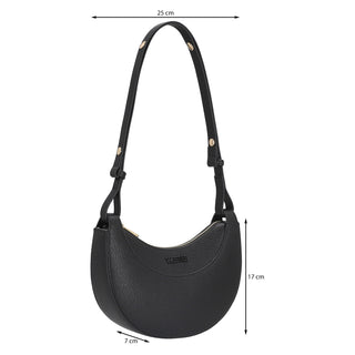 Bolsa Crossbody WESTIES Hbparlanwe  Sintetico Color Negro