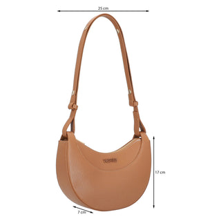Bolsa Crossbody WESTIES Hbparlanwe  Sintetico Color Cafe