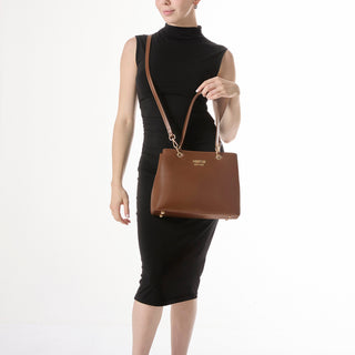 Bolsa Tote WESTIES Hbpyro3we  Sintetico Color Cafe