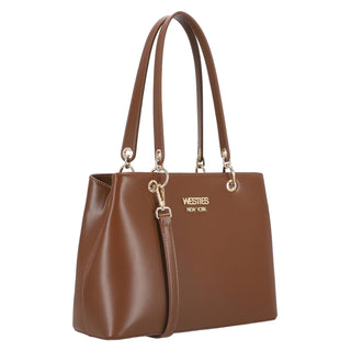 Bolsa Tote WESTIES Hbpyro3we  Sintetico Color Cafe