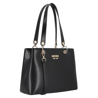 Bolsa Tote WESTIES Hbpyro3we  Sintetico Color Negro