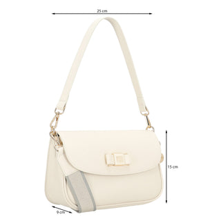 Bolsa Shoulder WESTIES Hbthaiswe  Sintetico Color Blanco