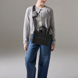 Bolsa de Mano WESTIES Hbaberdeewe  Sintetico Color Negro