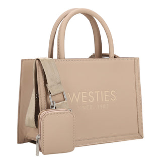 Bolsa de Mano WESTIES Hbaberdeewe  Sintetico Color Beige