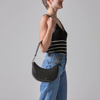 Bolsa Shoulder WESTIES Hboblonga2we  Sintetico Color Negro
