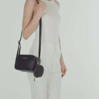 Bolsa Crossbody WESTIES Hbmikeel5we Enguerrand Sintetico Color Negro
